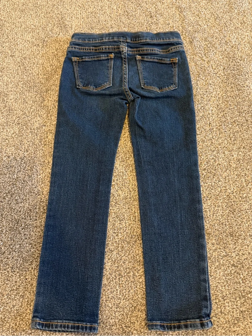 Dark Blue Girl’s Straight-Leg Jeans
